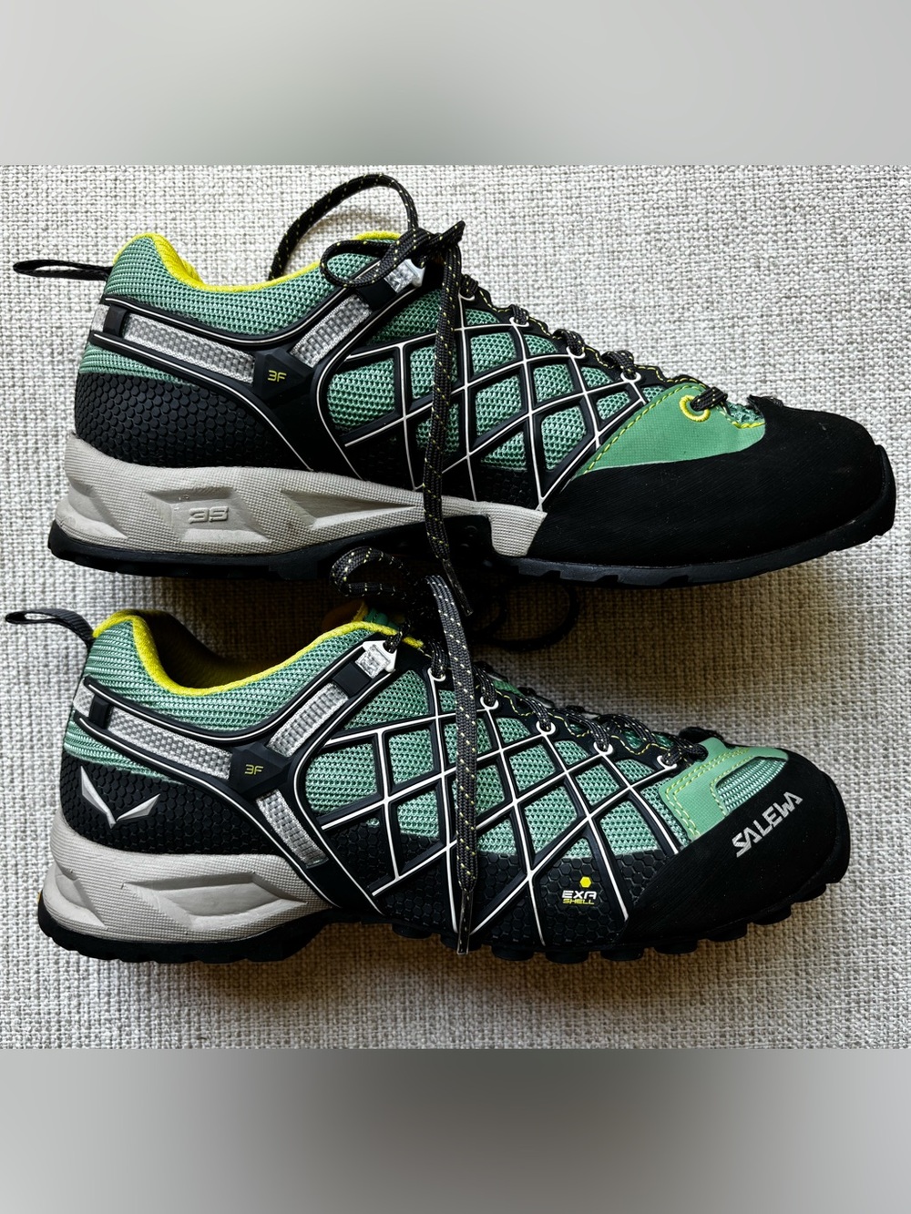Salewa Wildfire Vent Green Trail Hiking Shoes 8.5